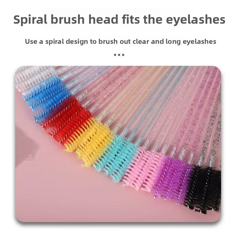 Disposable Eyelash Comb and Eyebrow Brush Set