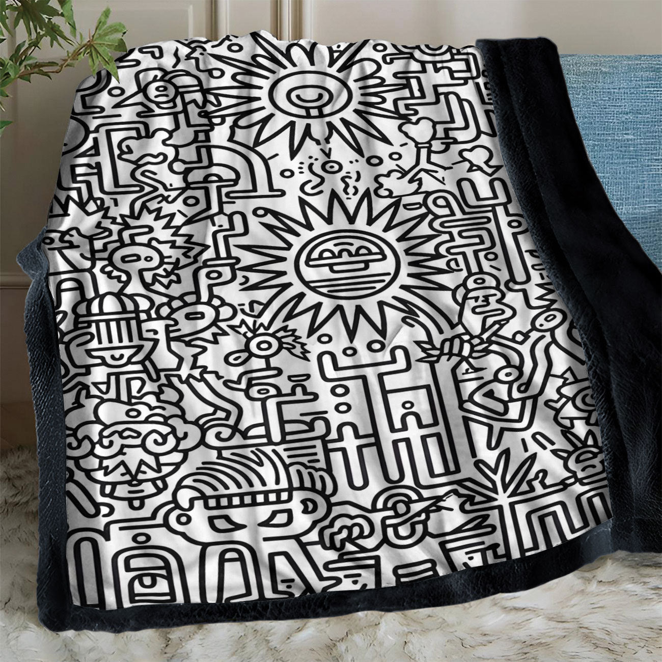 DIY Coloring Blanket with Color Brushes
