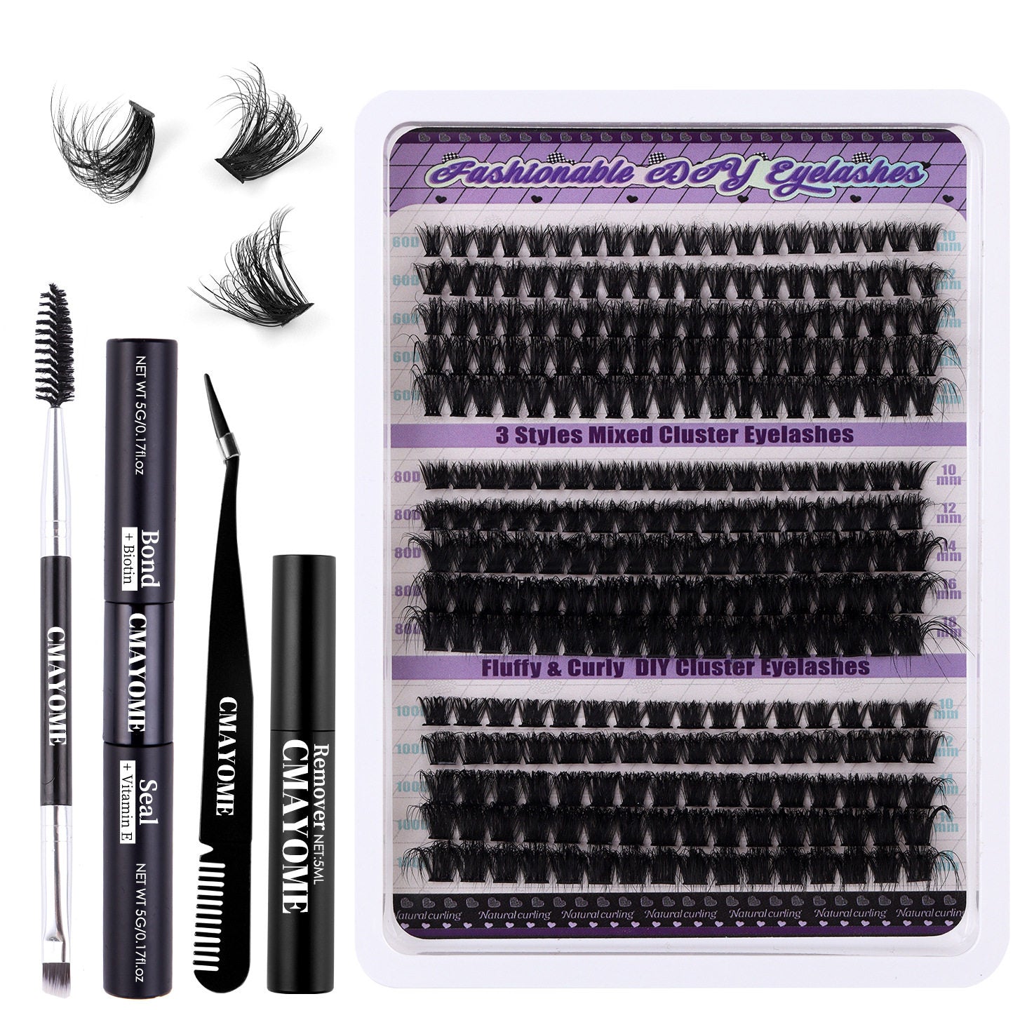 Eyelash clusters