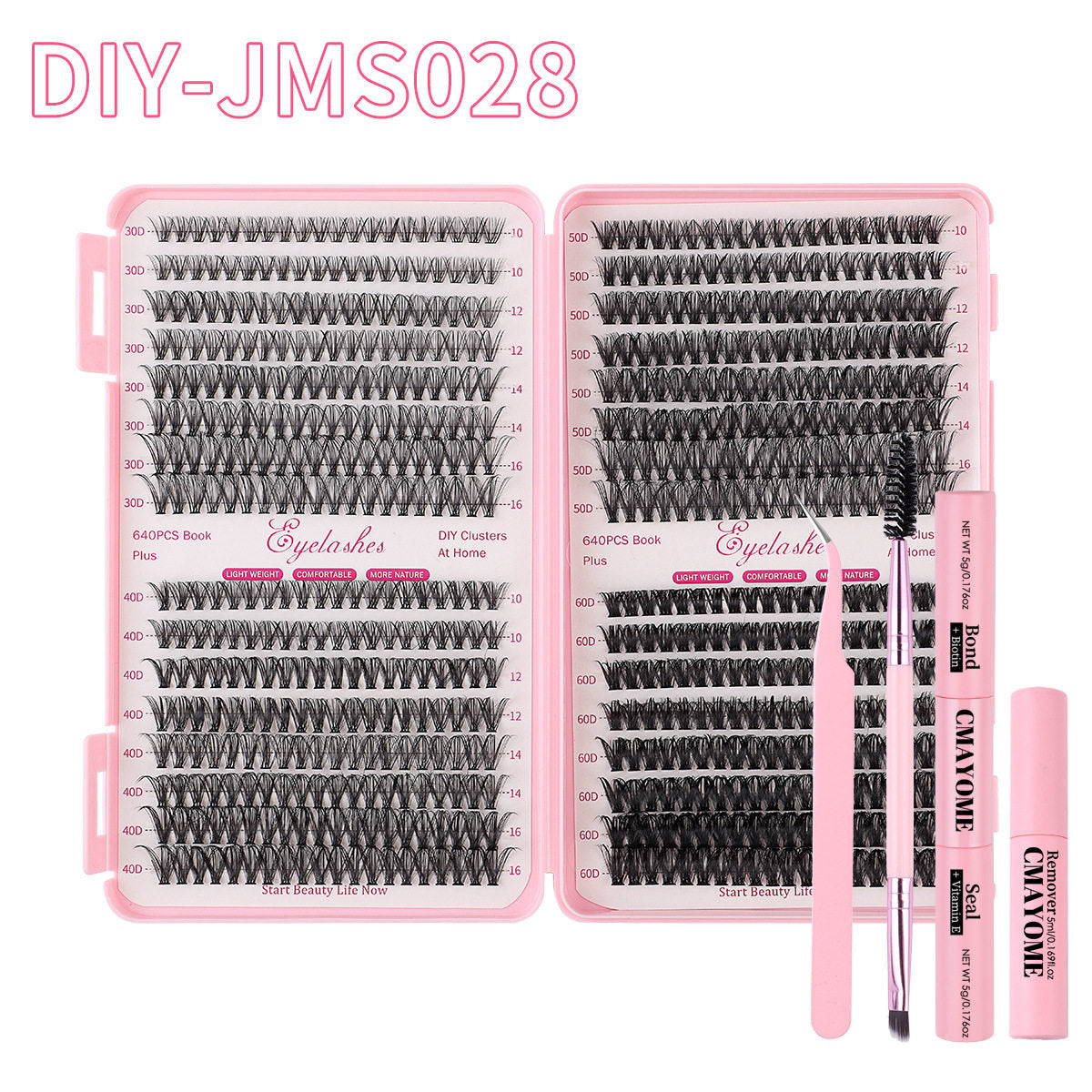 Eyelash clusters
