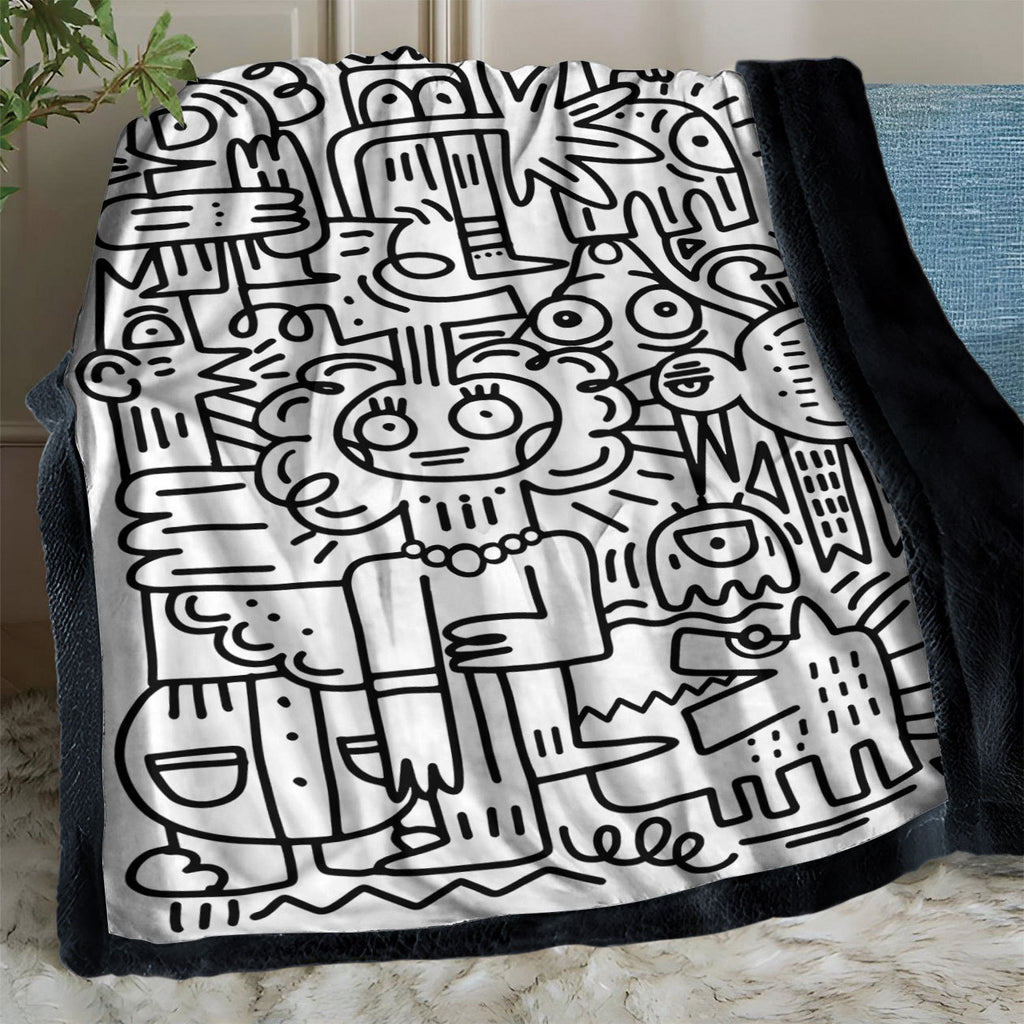 DIY Coloring Blanket with Color Brushes