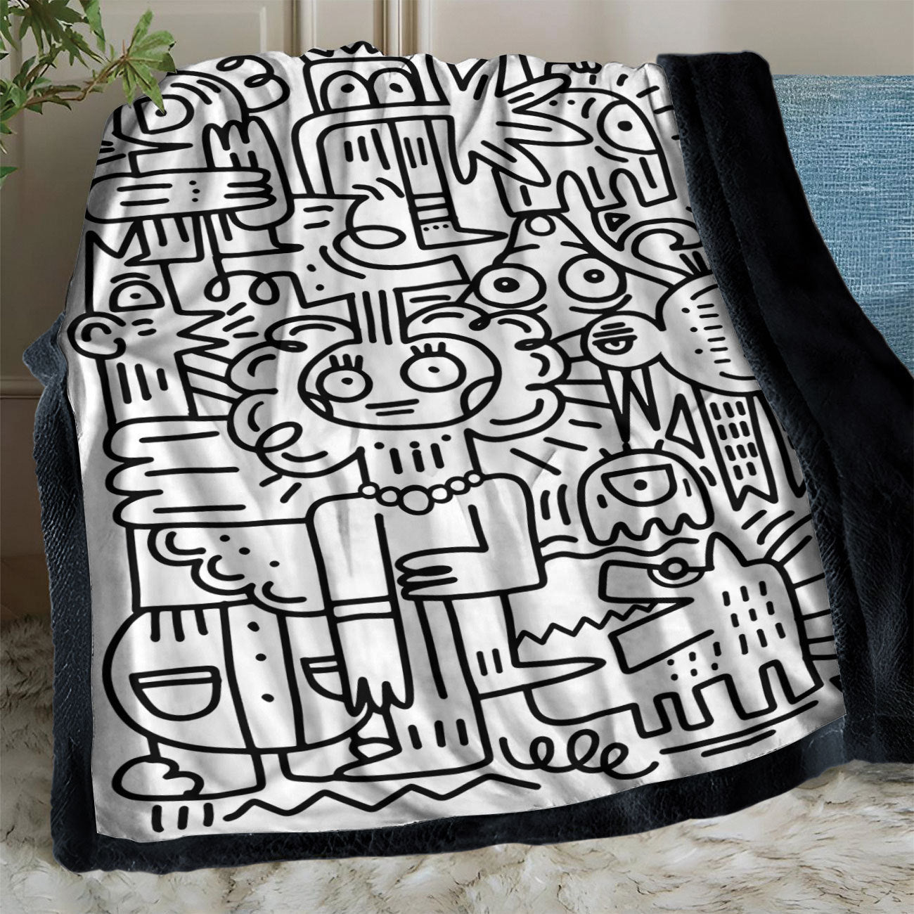DIY Coloring Blanket with Color Brushes