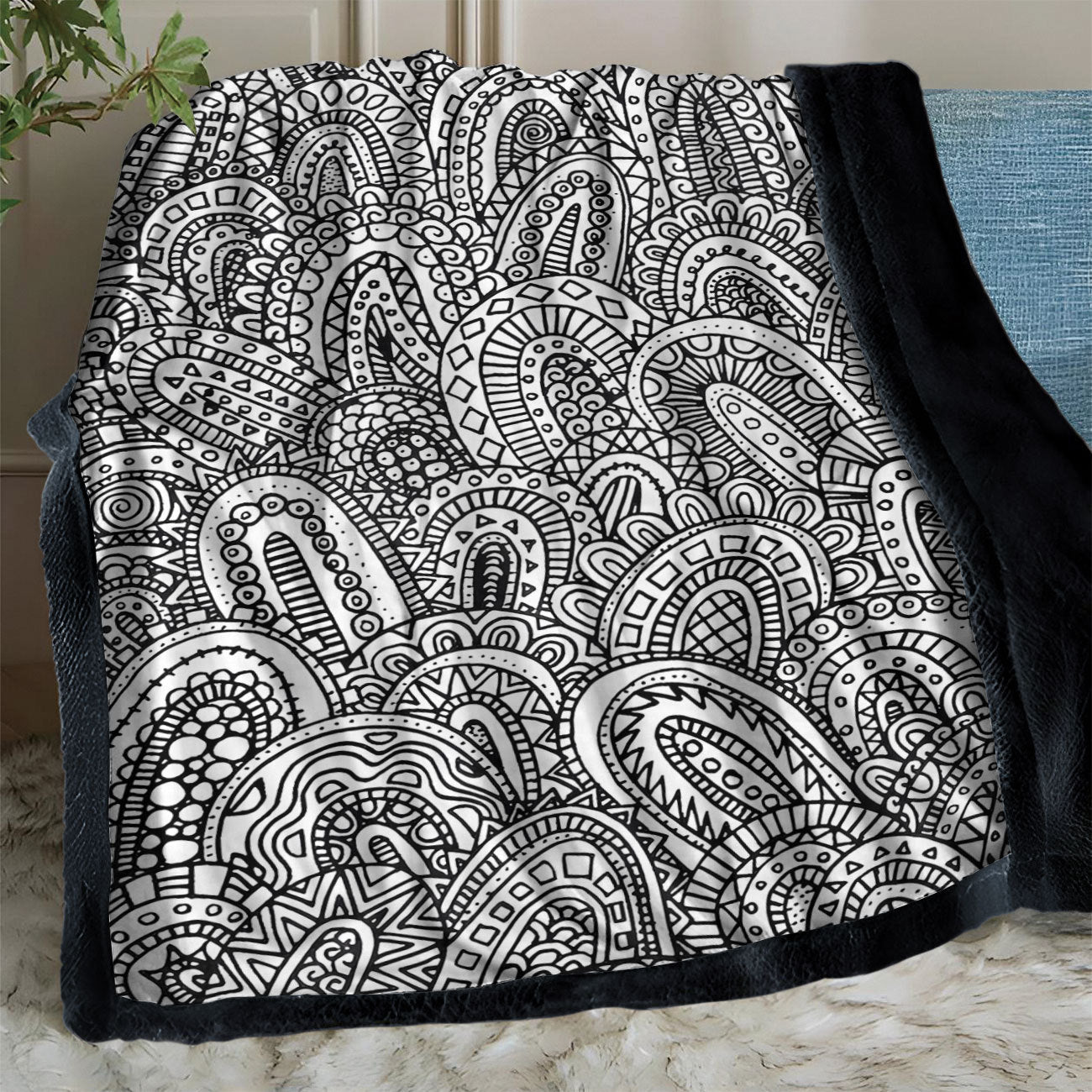 DIY Coloring Blanket with Color Brushes