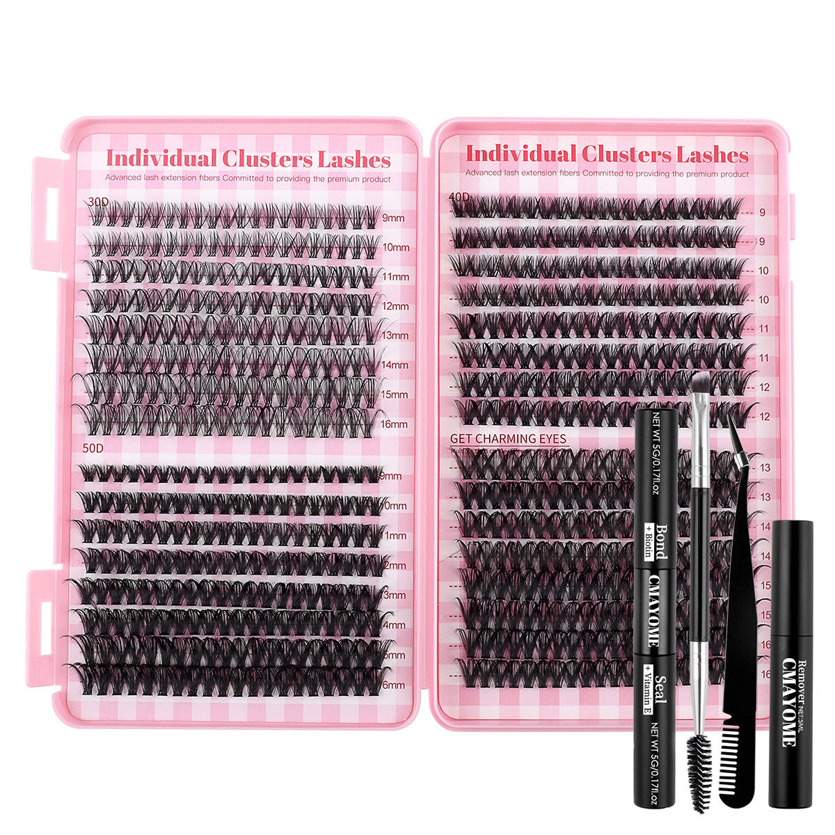 Eyelash clusters