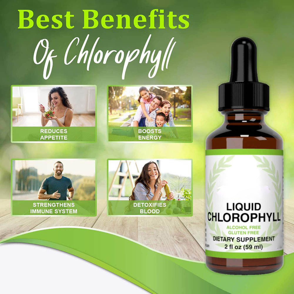 Chlorophyll Liquid Drops