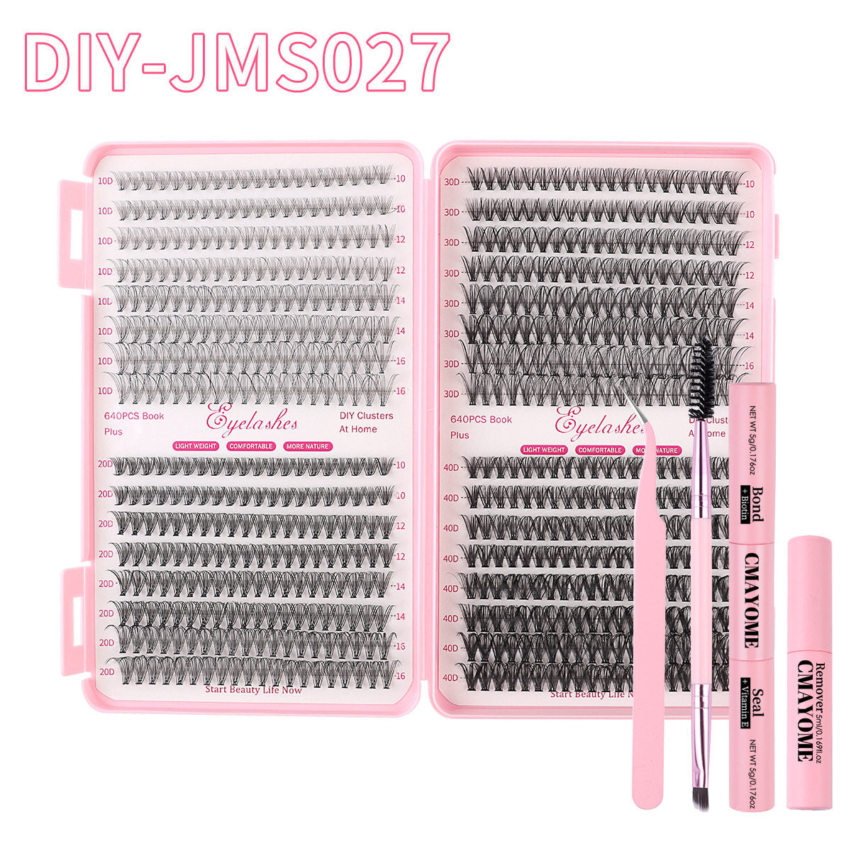 Eyelash clusters