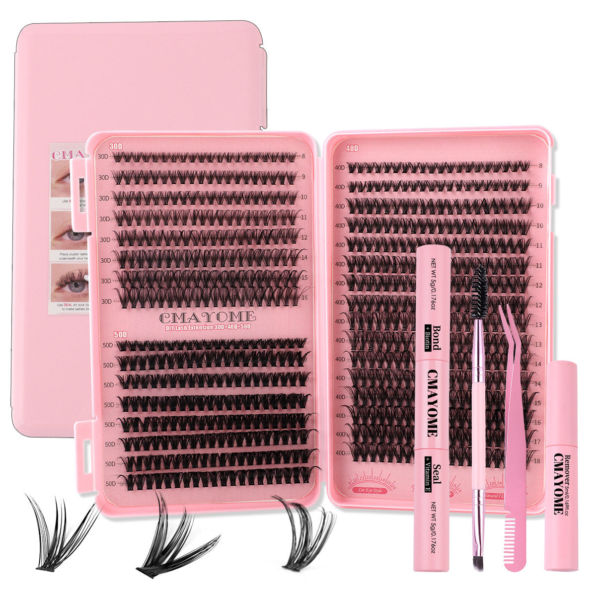 Eyelash clusters