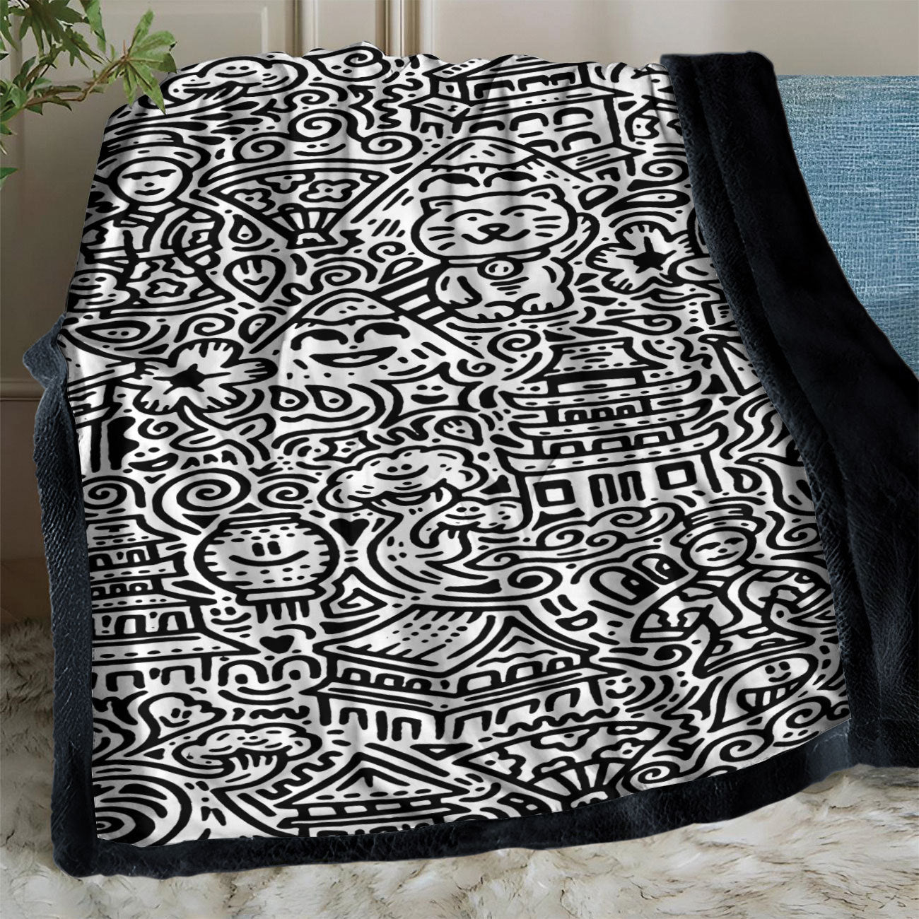 DIY Coloring Blanket with Color Brushes
