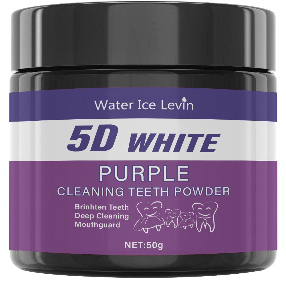 Water Ice Levin Purple Tooth Powder Fresh Breath Toothpaste