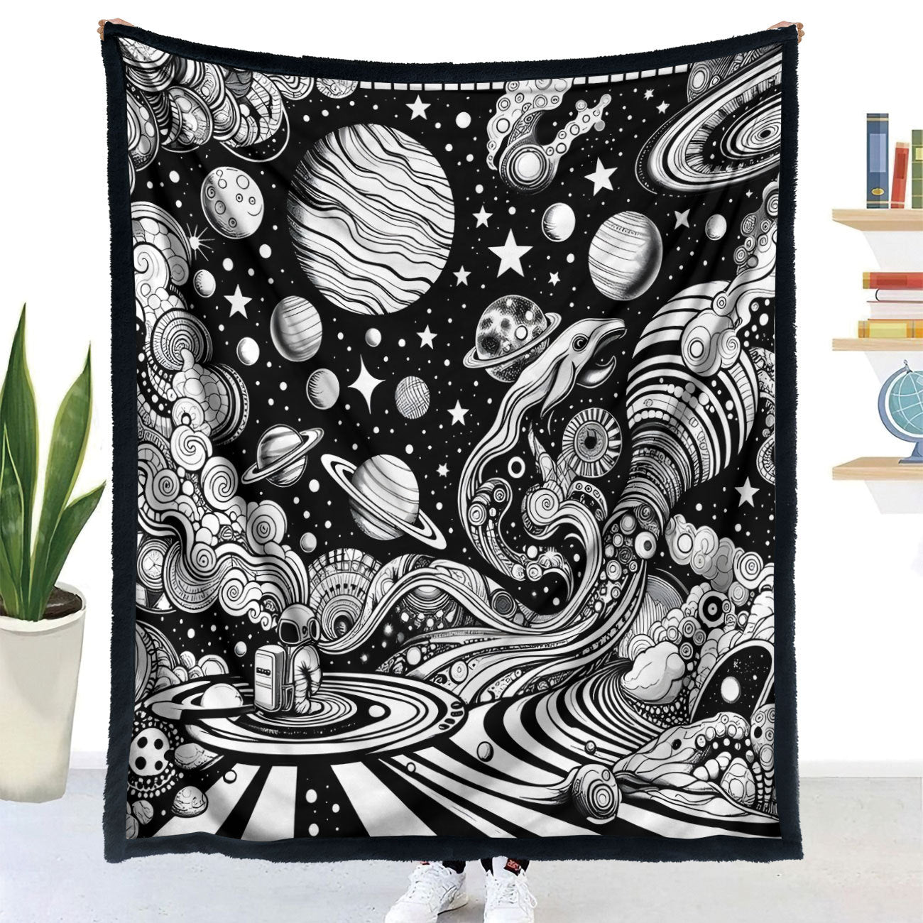 DIY Coloring Blanket with Color Brushes