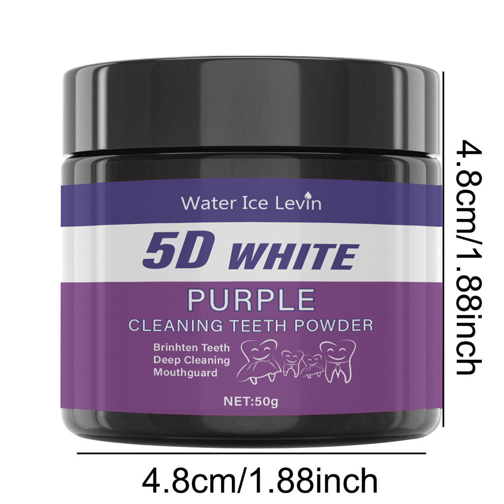 Water Ice Levin Purple Tooth Powder Fresh Breath Toothpaste