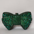 Rhinestone Bow Evening Bag