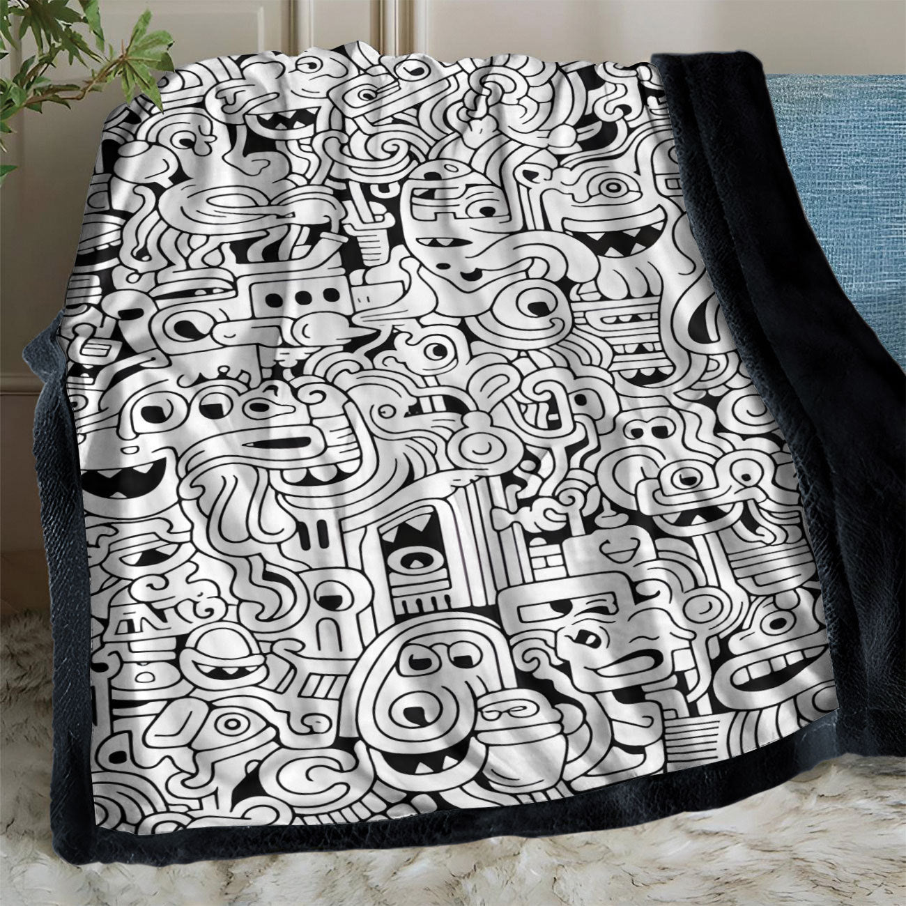 DIY Coloring Blanket with Color Brushes