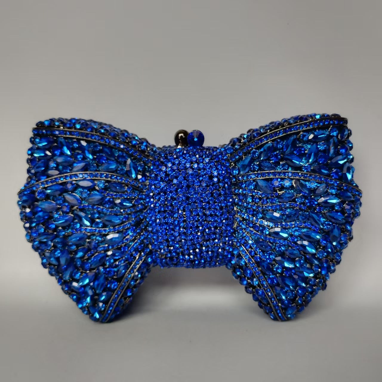Rhinestone Bow Evening Bag