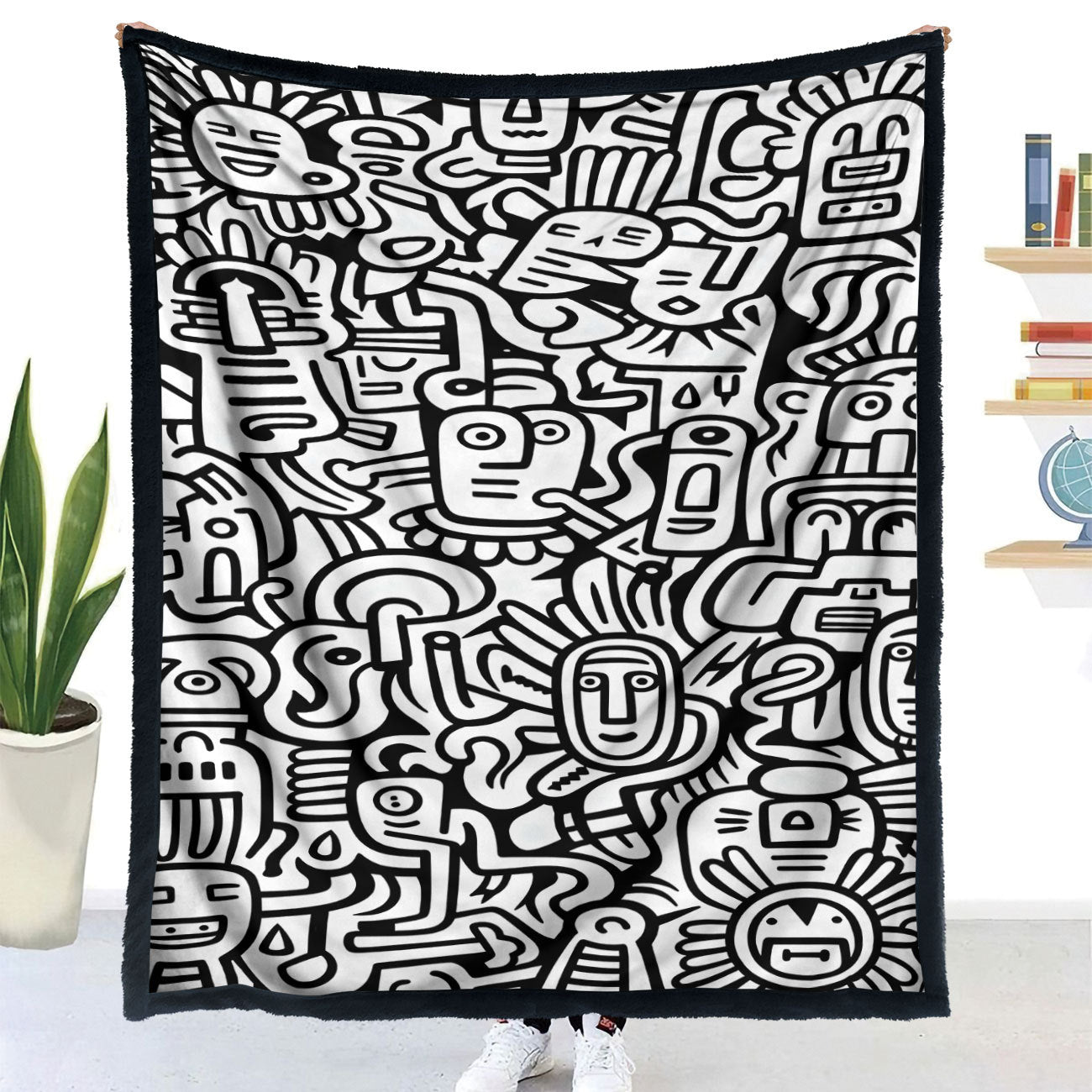 DIY Coloring Blanket with Color Brushes