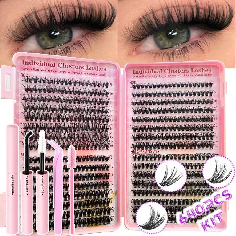 Eyelash clusters