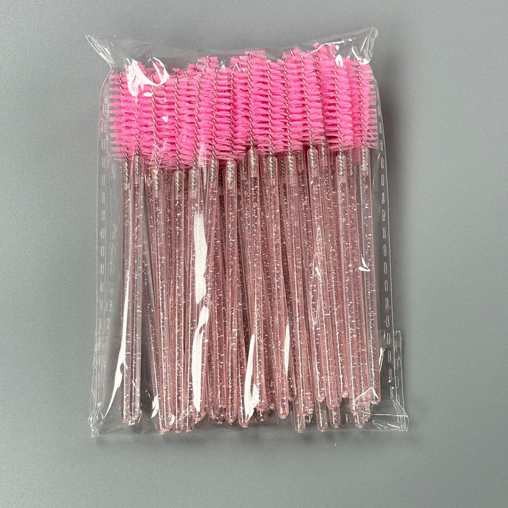 Disposable Eyelash Comb and Eyebrow Brush Set