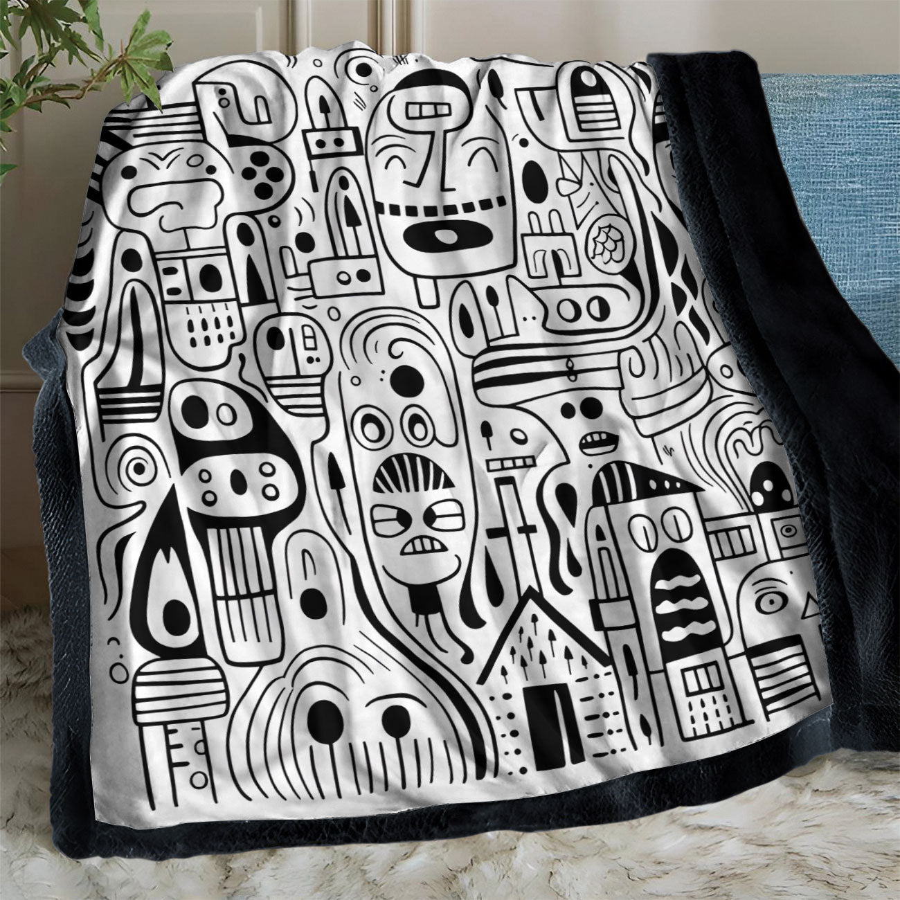 DIY Coloring Blanket with Color Brushes
