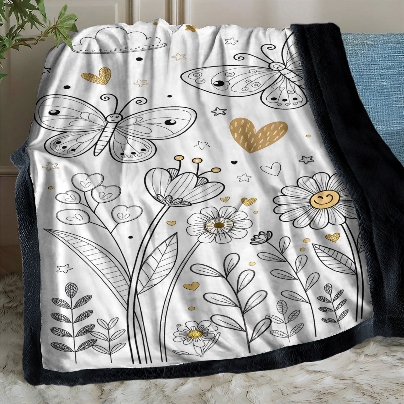 DIY Coloring Blanket with Color Brushes