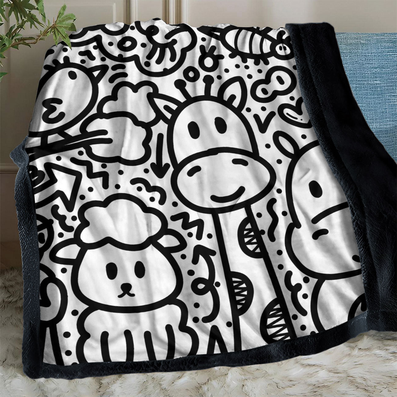 DIY Coloring Blanket with Color Brushes