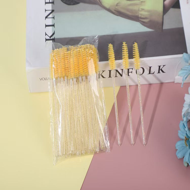 Disposable Eyelash Comb and Eyebrow Brush Set