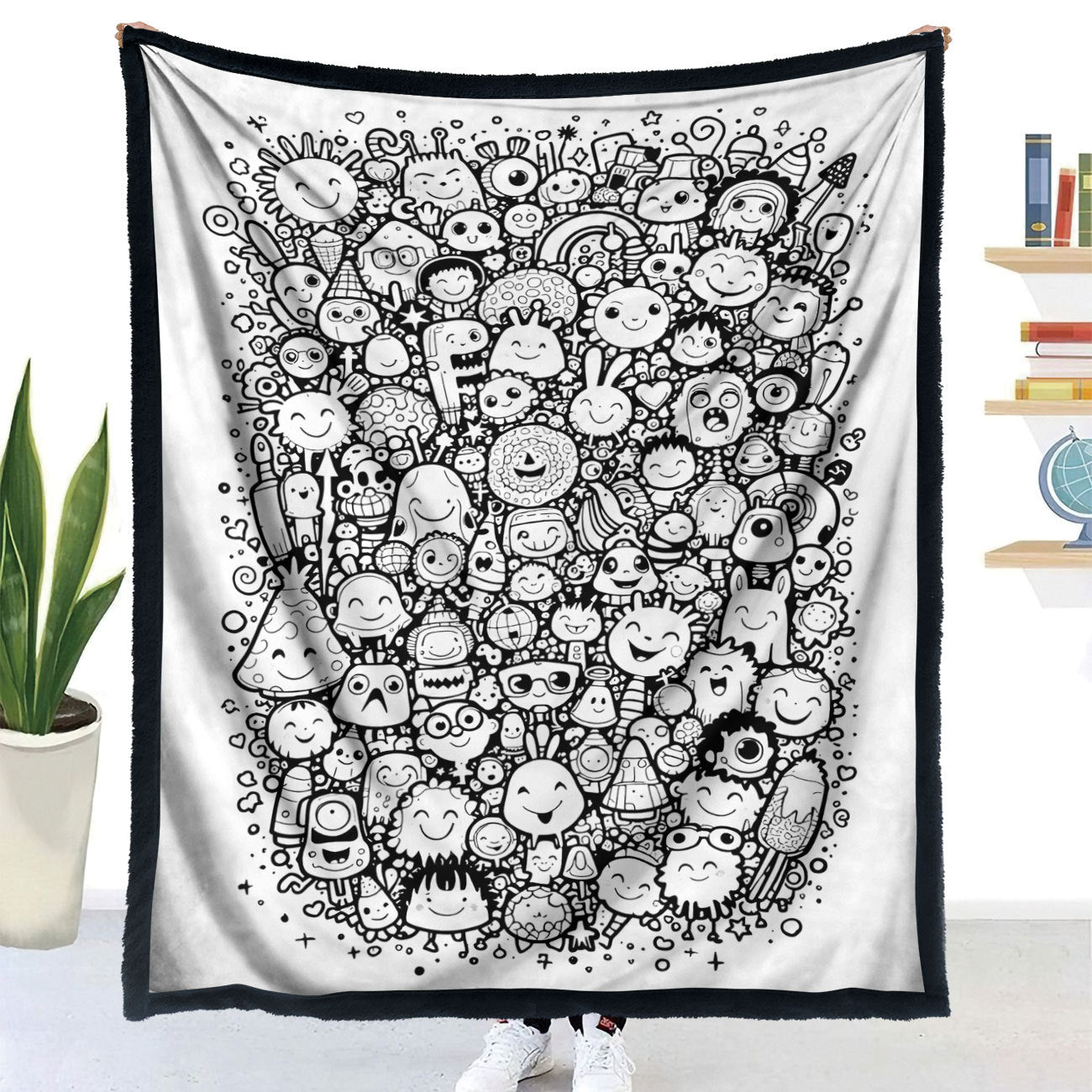 DIY Coloring Blanket with Color Brushes