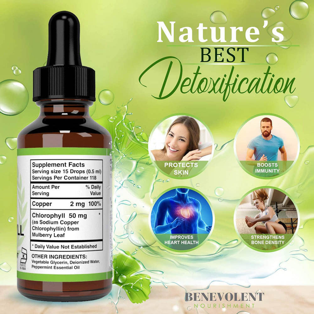 Chlorophyll Liquid Drops